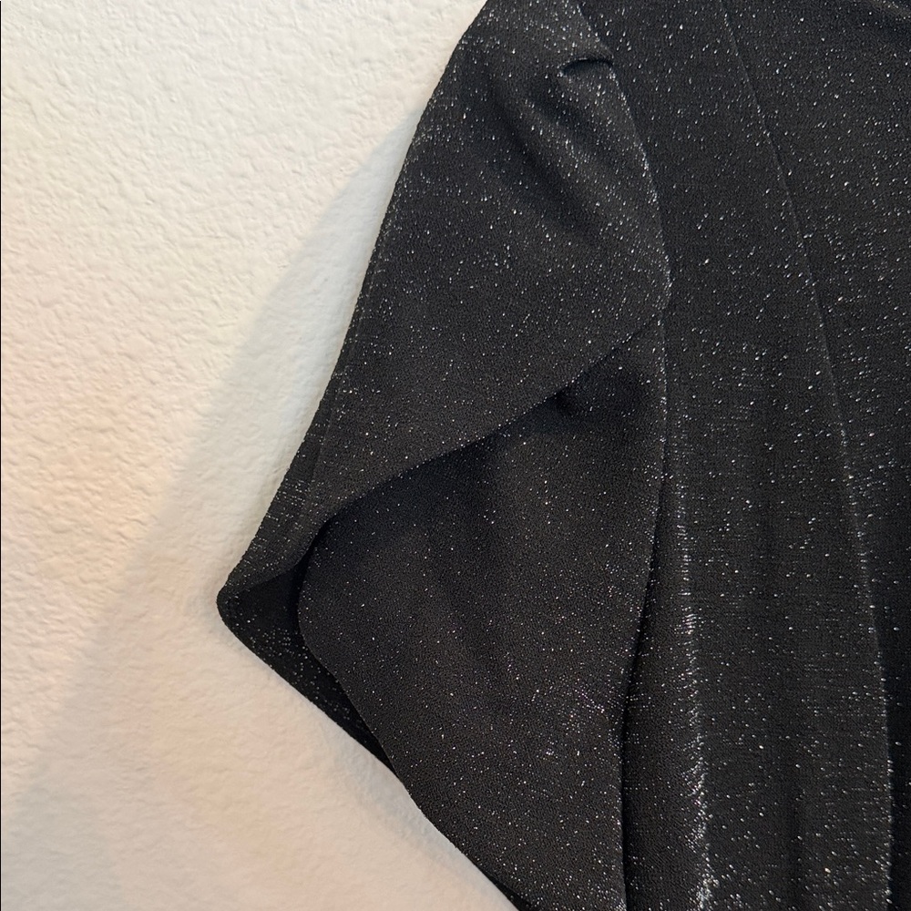 Calvin Klein Black Sparkle Midi Dress - Picture 4 of 7